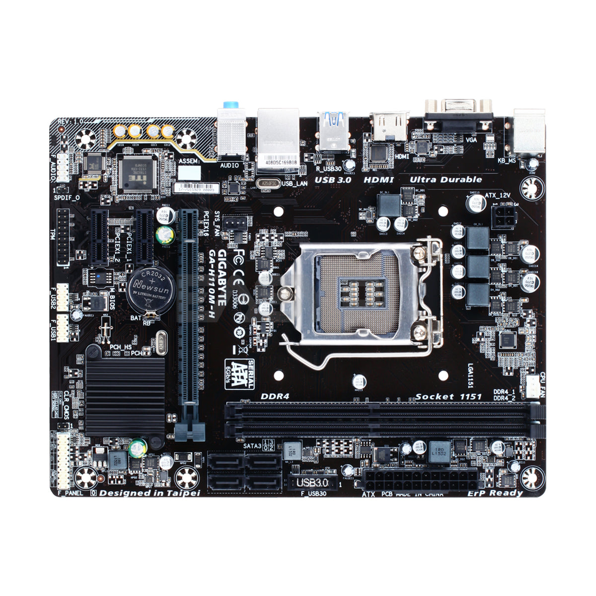 Gigabyte H110M H Motherboard Socket 1151 Ddr4 – EasyPC