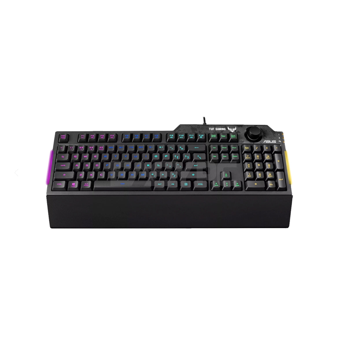 Asus TUF Gaming K1 Dynamic RGB lighting effects Detachable ergonomic wrist rest for extended comfort Gaming Keyboard