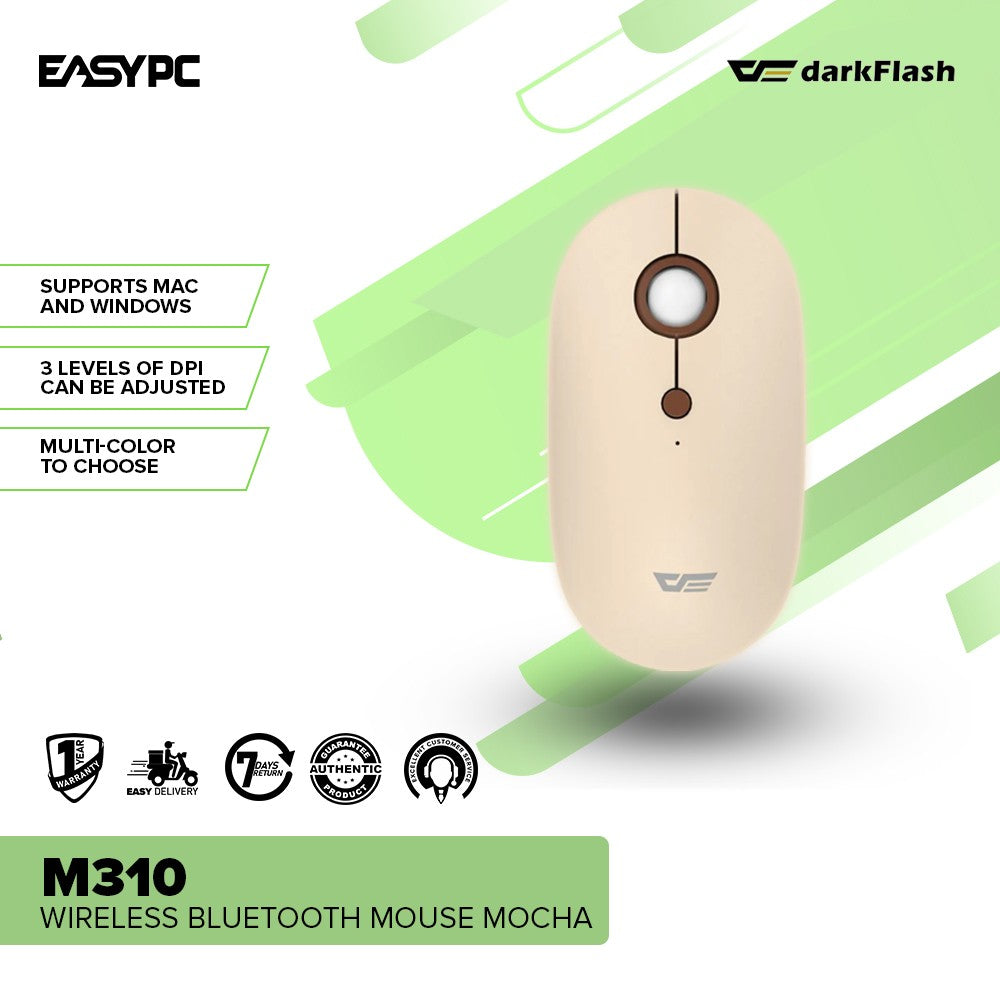 DarkFlash M310 Wireless Bluetooth Mouse Mocha-a