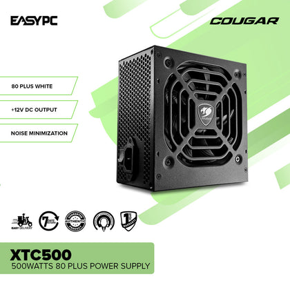Cougar XTC500 500watts 80 Plus Power Supply