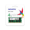 Adata 4gb 1x4 2666mhz Ddr4 260 Pin Interface, extra fast & Ultra Efficient, RoHS compliant, JEDEC Standard Sodimm Memory