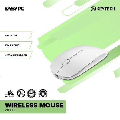 Keytech Wireless Mouse White