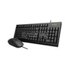 Rapoo X120 Pro 1000 DPI tracking engine Enjoy responsive and smooth cursor control with 1000 DPI optical tracking engine Keyboard and Mouse Usb Black
