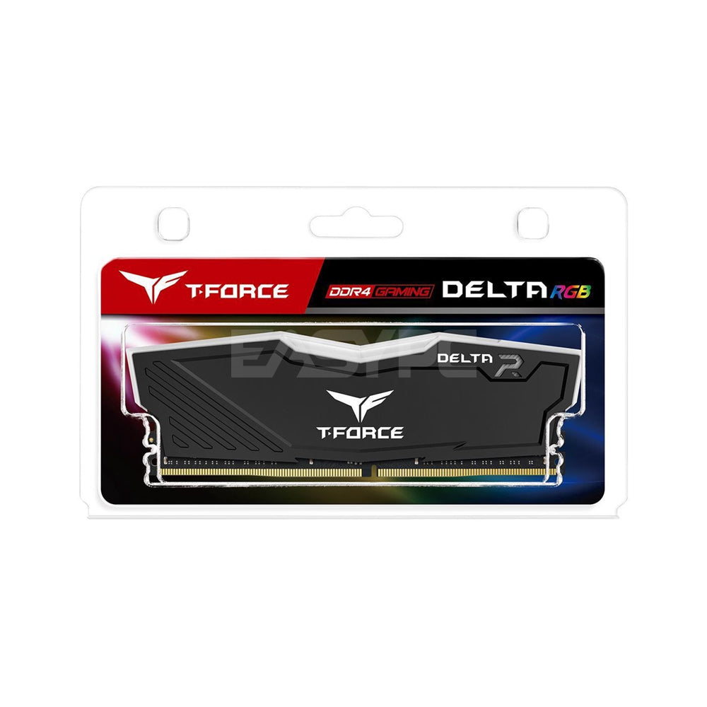 Team Elite TForce Delta 8gb 1x8 Memory 2400mhz Ddr4 RGB Black