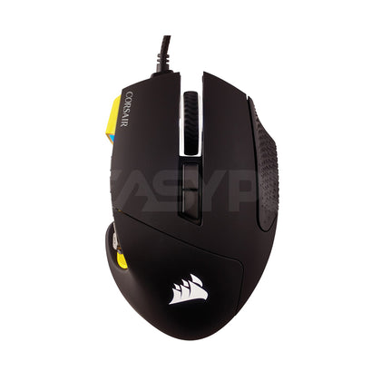 Corsair Scimitar Pro CSCH9304011AP RGB Optical MOBA MMO Gaming Mouse Yellow