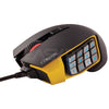 Corsair Scimitar Pro CSCH9304011AP RGB Optical MOBA MMO Gaming Mouse Yellow
