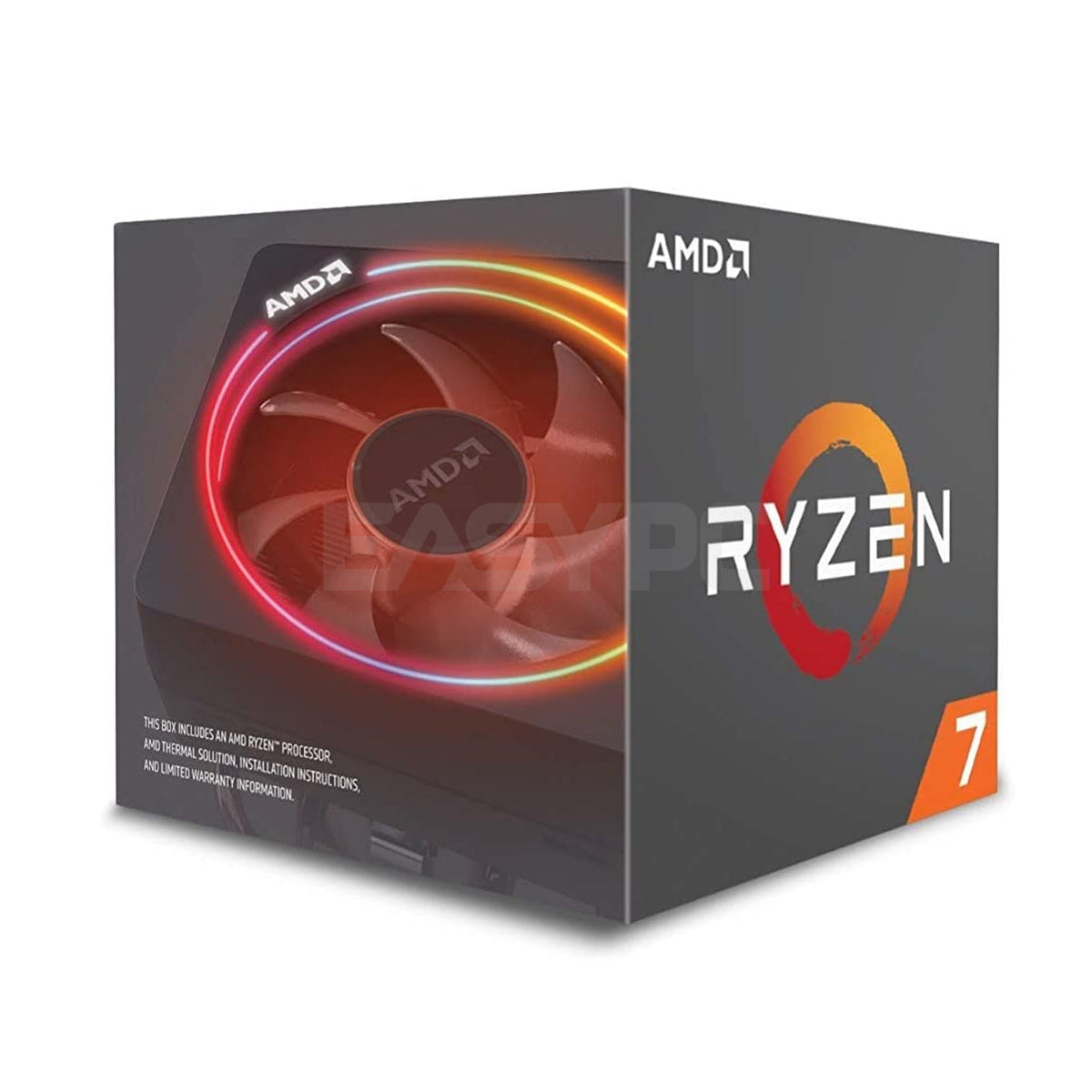 AMD Ryzen 7 2700x Socket Am4 3.7GHz Wraith Prism LED Cooler – EasyPC