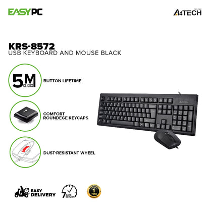 A4Tech KRS-8572 Usb Keyboard and Mouse