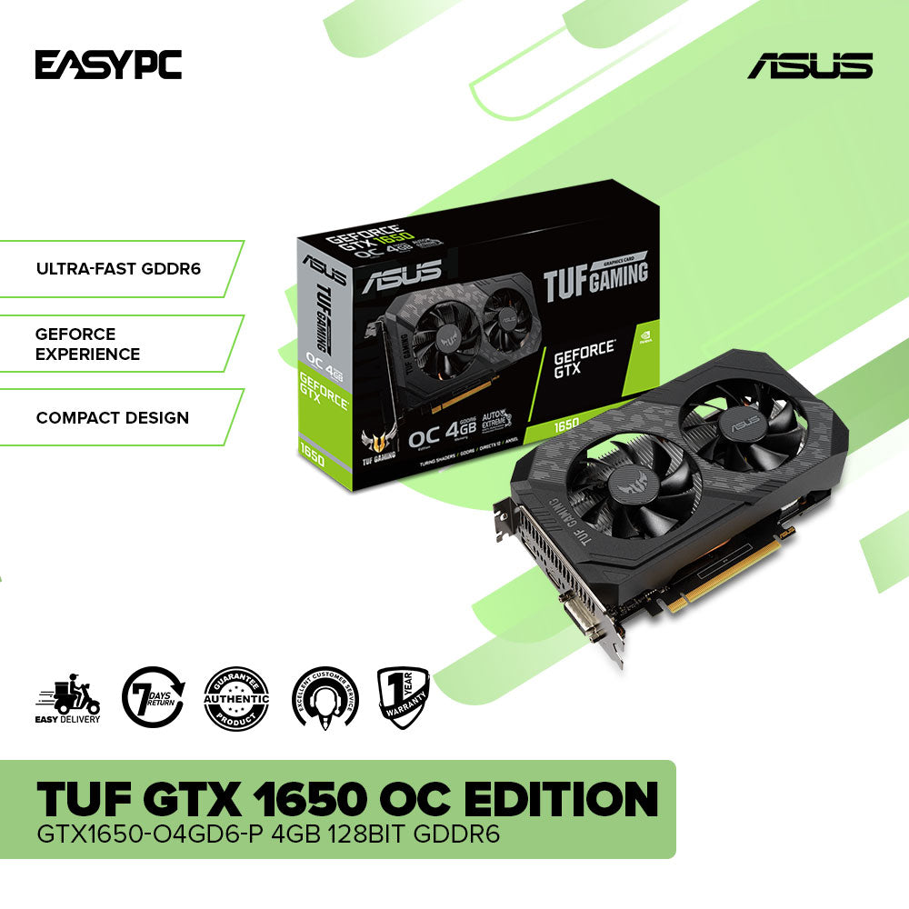 Asus Tuf Gaming Geforce Gtx 1650 Super Tuf Oc 1650 Super Tuf