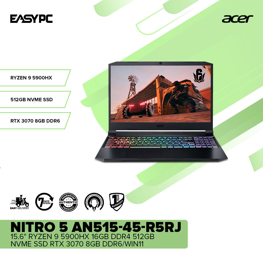 Acer Nitro 5 AN515-45-R5RJ 15.6