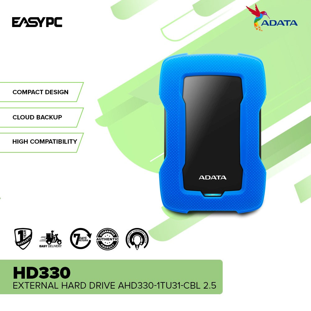 Adata HD330 External Hard Drive AHD330-1TU31-CBL