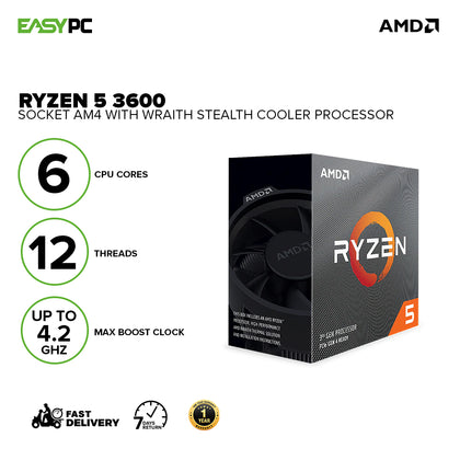 Amd Ryzen 5 3600 Processor Socket Am4 4.2ghz
