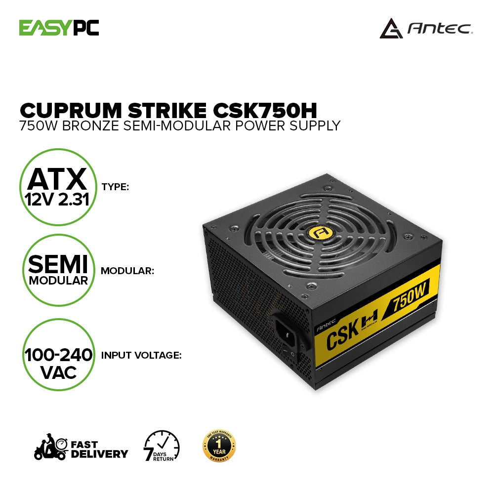 Antec Cuprum Strike 750W 電源ユニット Antec CSK750H | 株式会社リンクスインターナショナル
