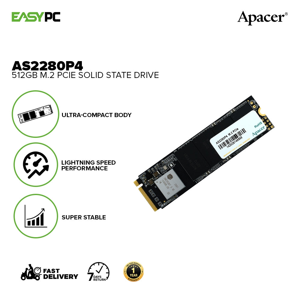 Apacer 256GB M.2 PCIe SSD – EasyPC