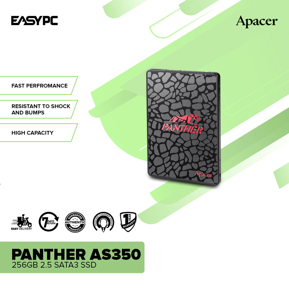 Apacer Panther AS350 256GB 2.5 SATA3 SSD – EasyPC