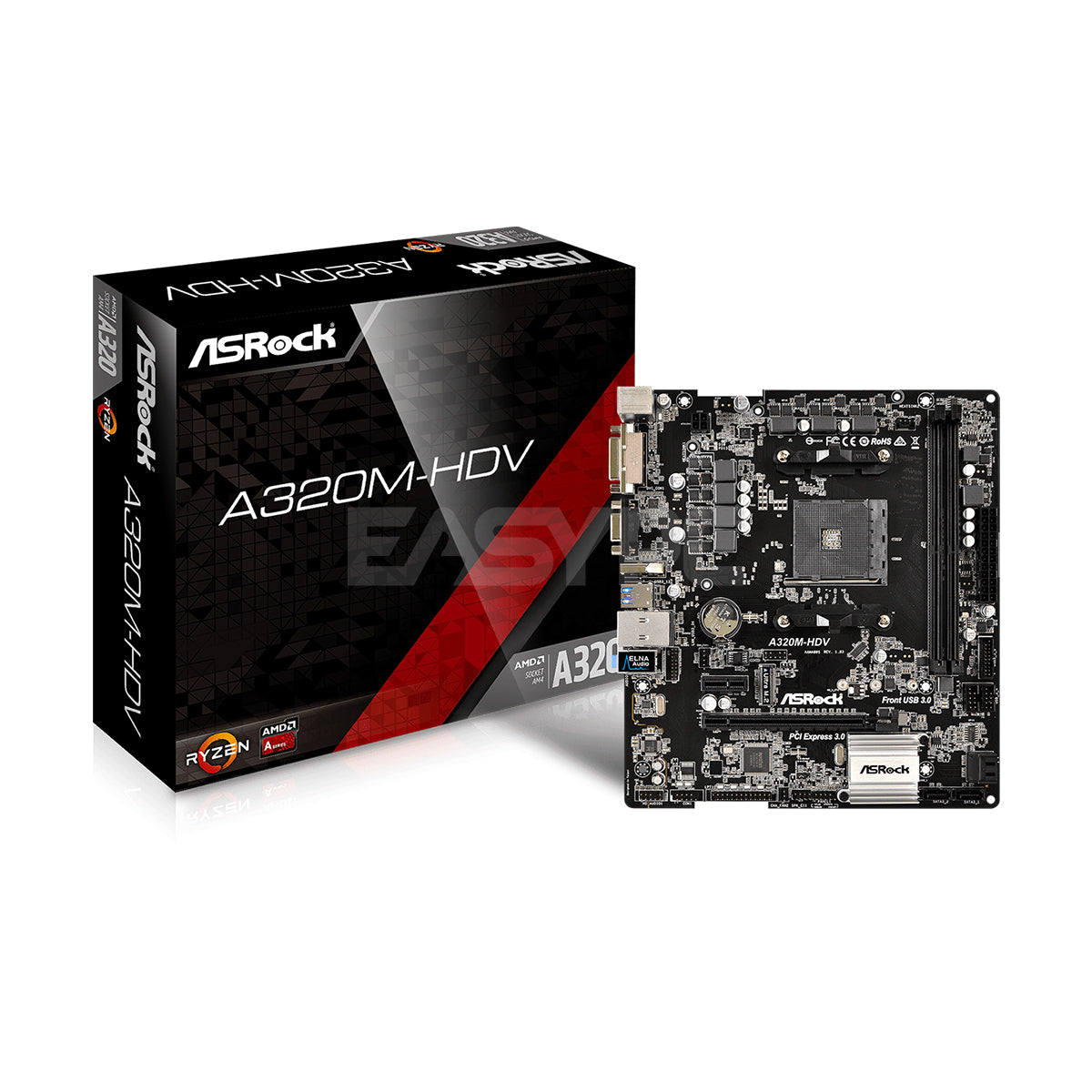 Asrock A320M-HDV Socket Am4 Ddr4 Gaming Motherboard – EasyPC