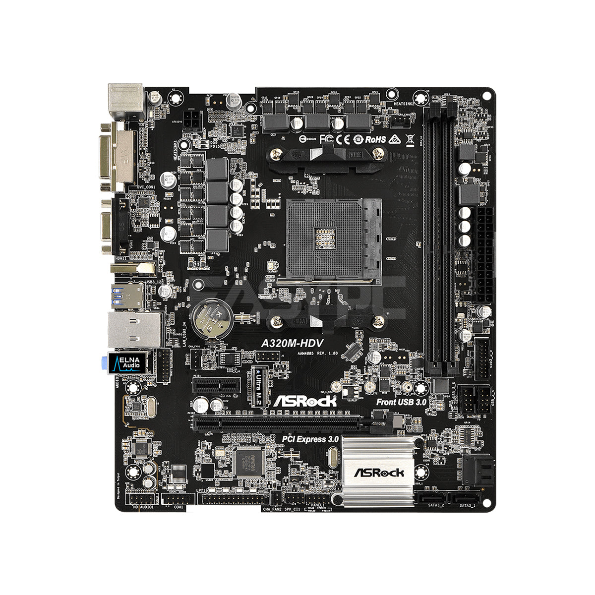 Asrock A320M-HDV Socket Am4 Ddr4 Gaming Motherboard