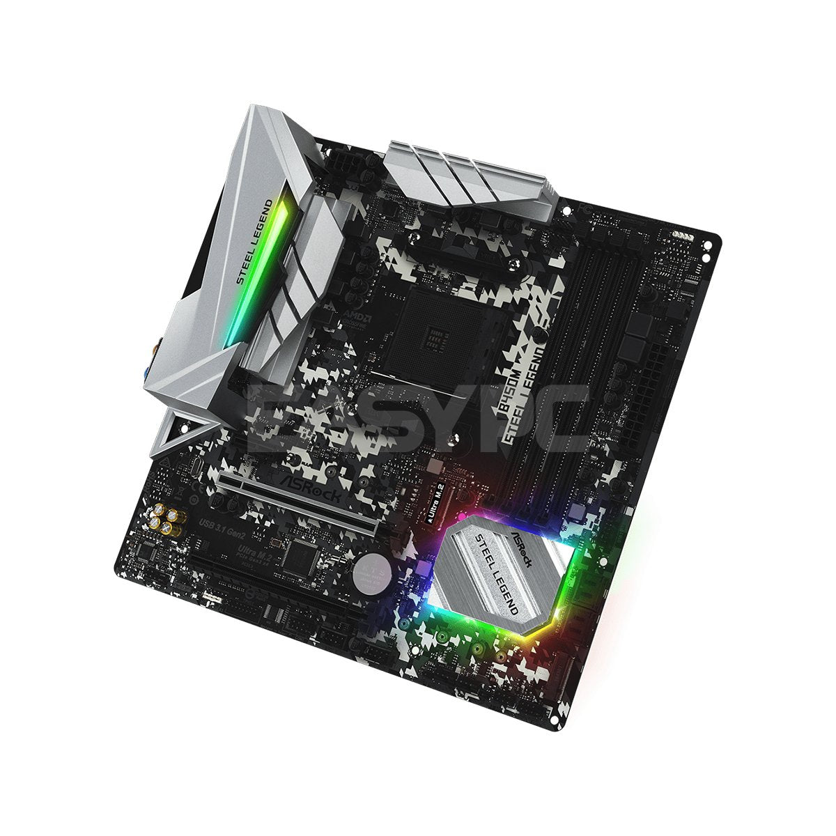 Rgb Asrock Steel Legend B450 Drivers White Motherboard ASRock B450