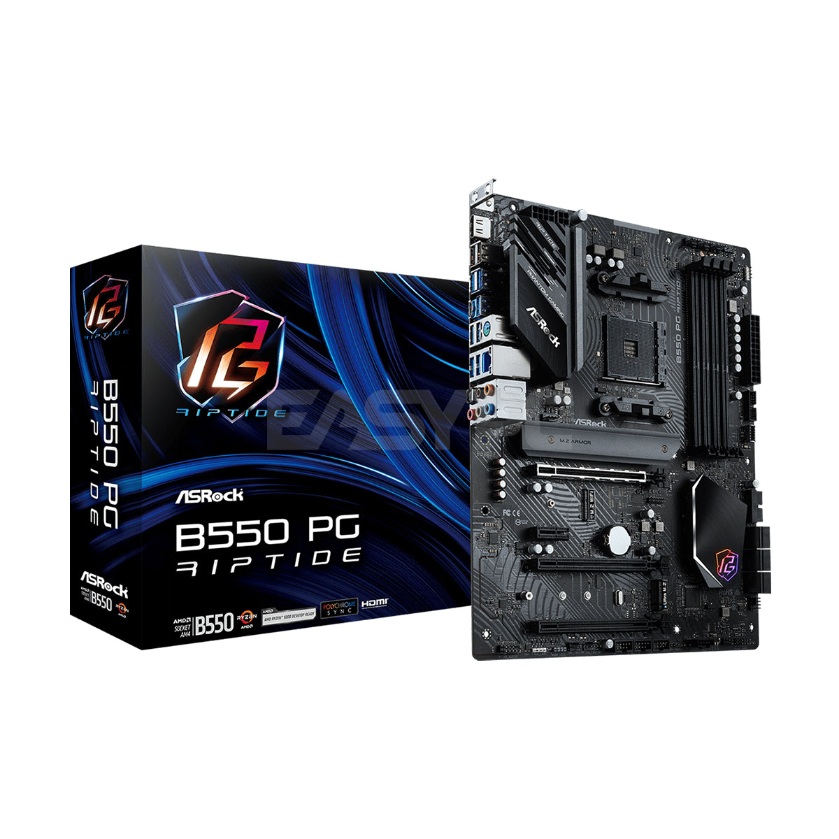 Asrock B550 PG Riptide Socket Am4 Ddr4 Motherboard – EasyPC