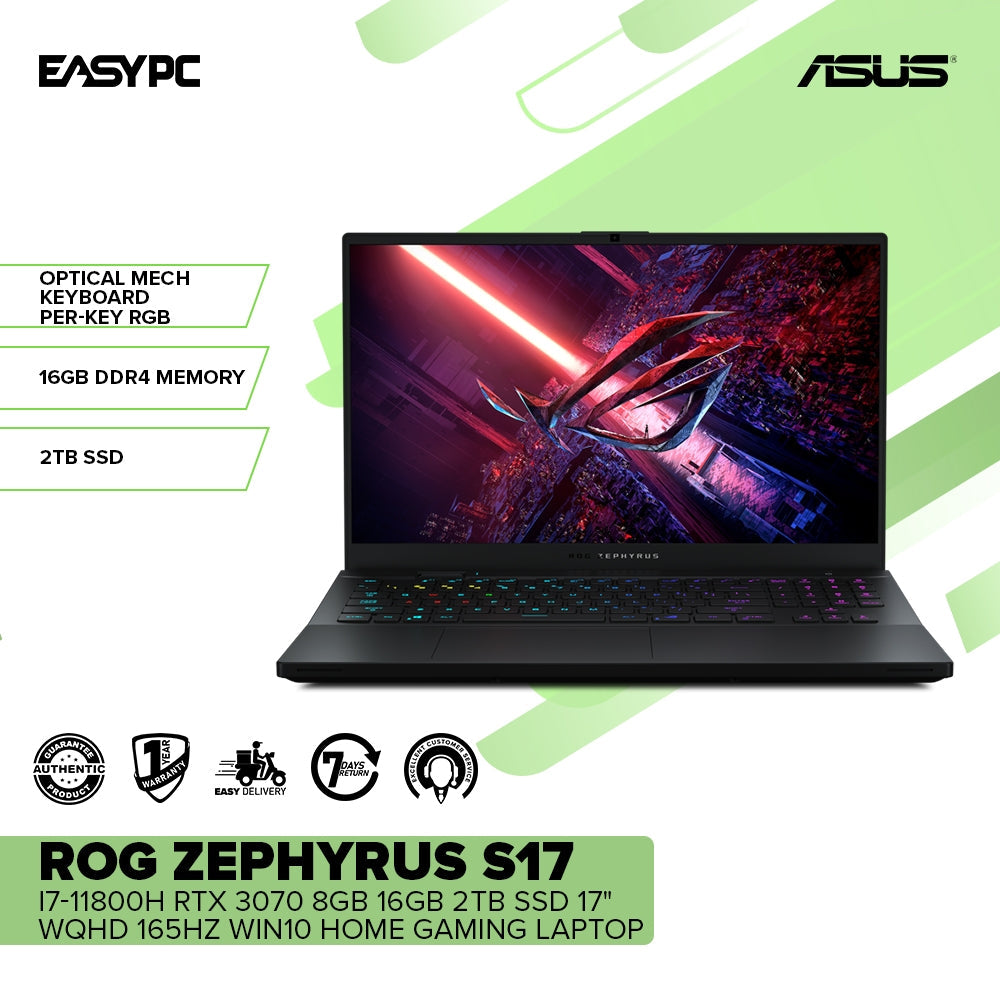 Asus Rog Zephyrus S17 Gx703Hr-K4025Ts