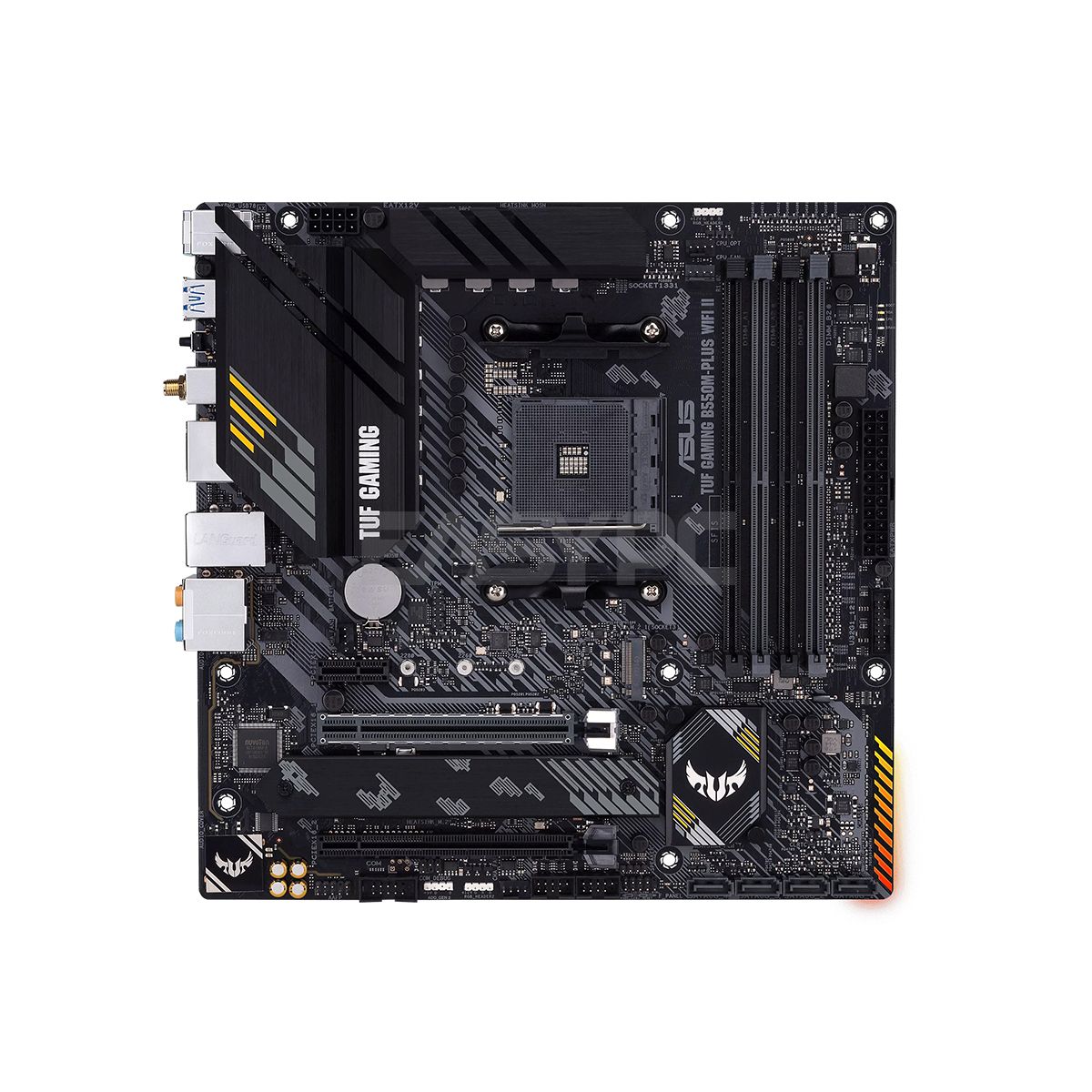 Asus TUF Gaming B550M-PLUS WIFI II AM4 DDR4 motherboard-a