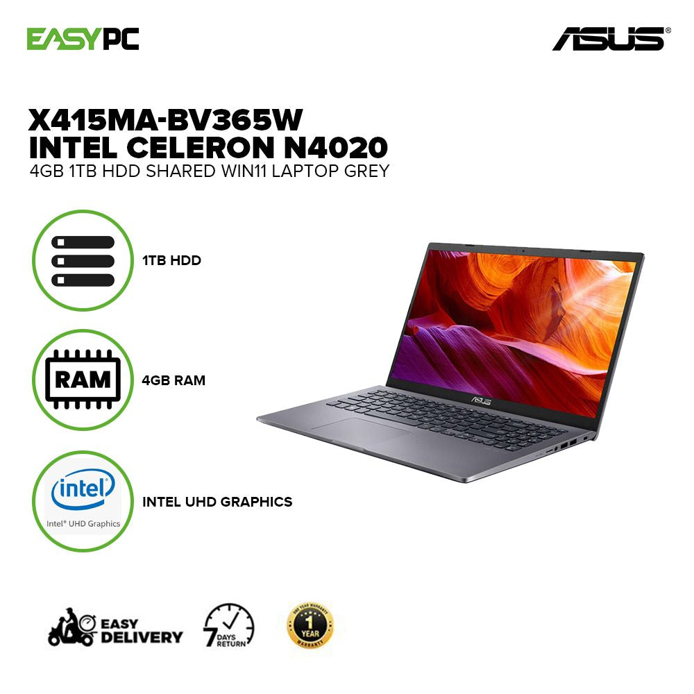 Asus X415Ma-Bv365W Intel Celeron N4020