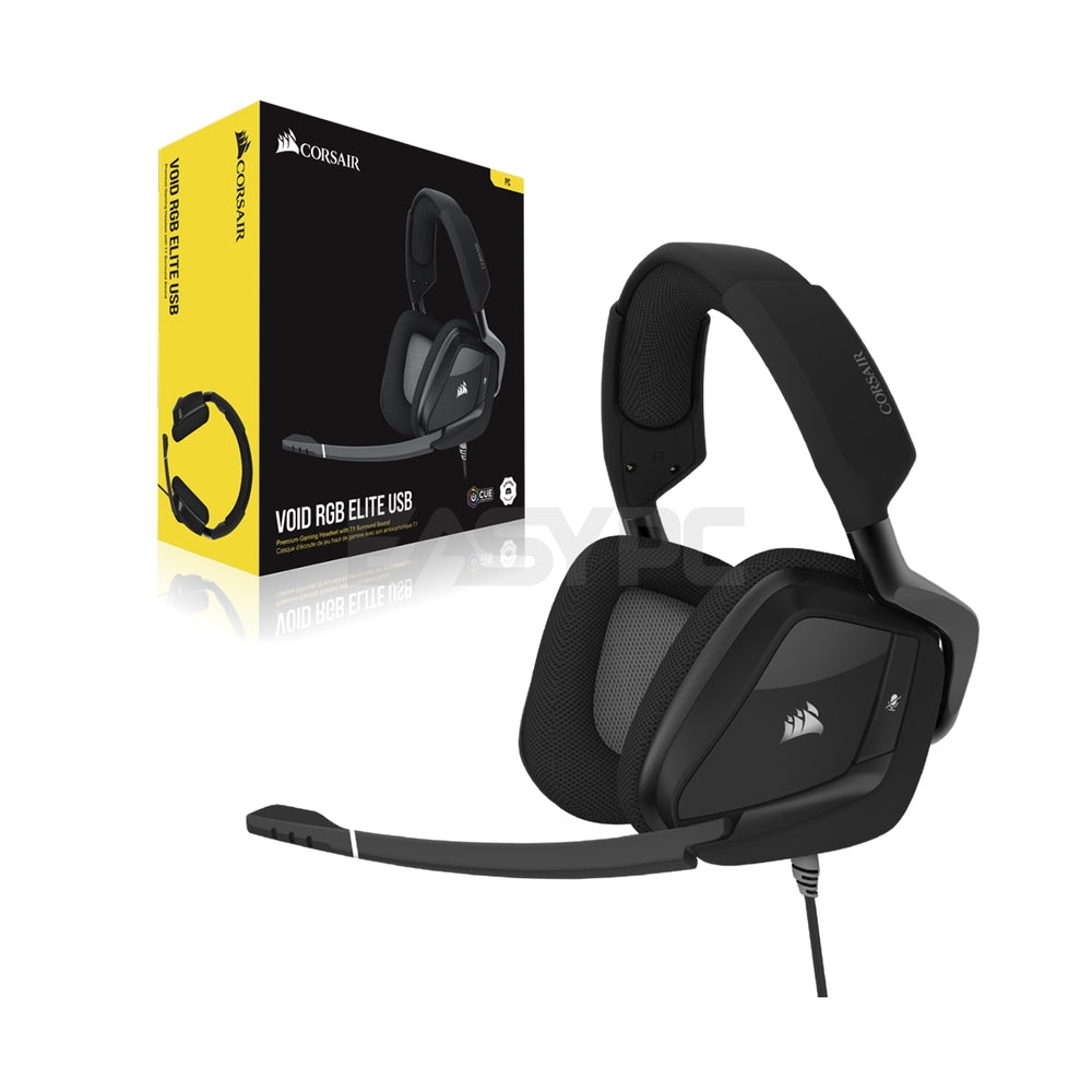 Corsair VOID Elite RGB USB Surround Premium Gaming Headset with