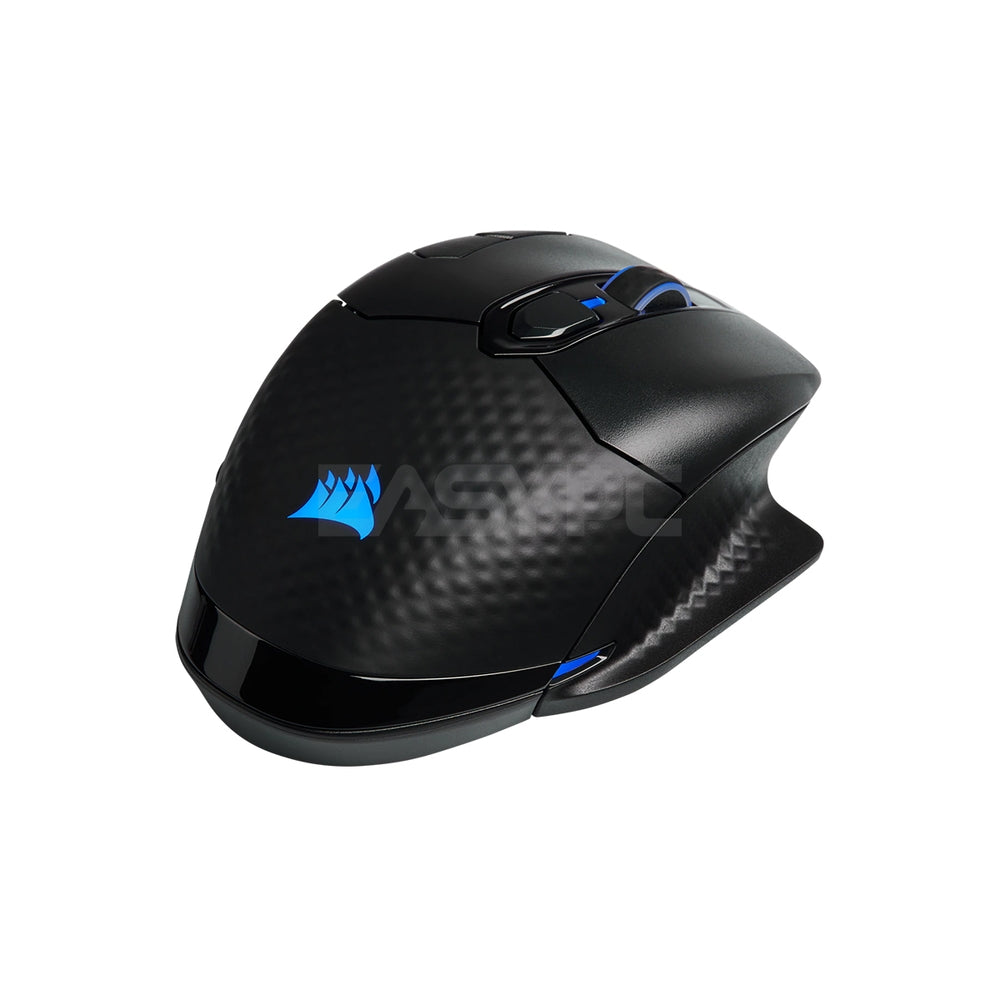 Corsair Dark Core RGB Pro and Pro SE 18K DPI Comfortable contoured shape with two included interchangeable side grips Wireless Gaming Mouse 7UBE