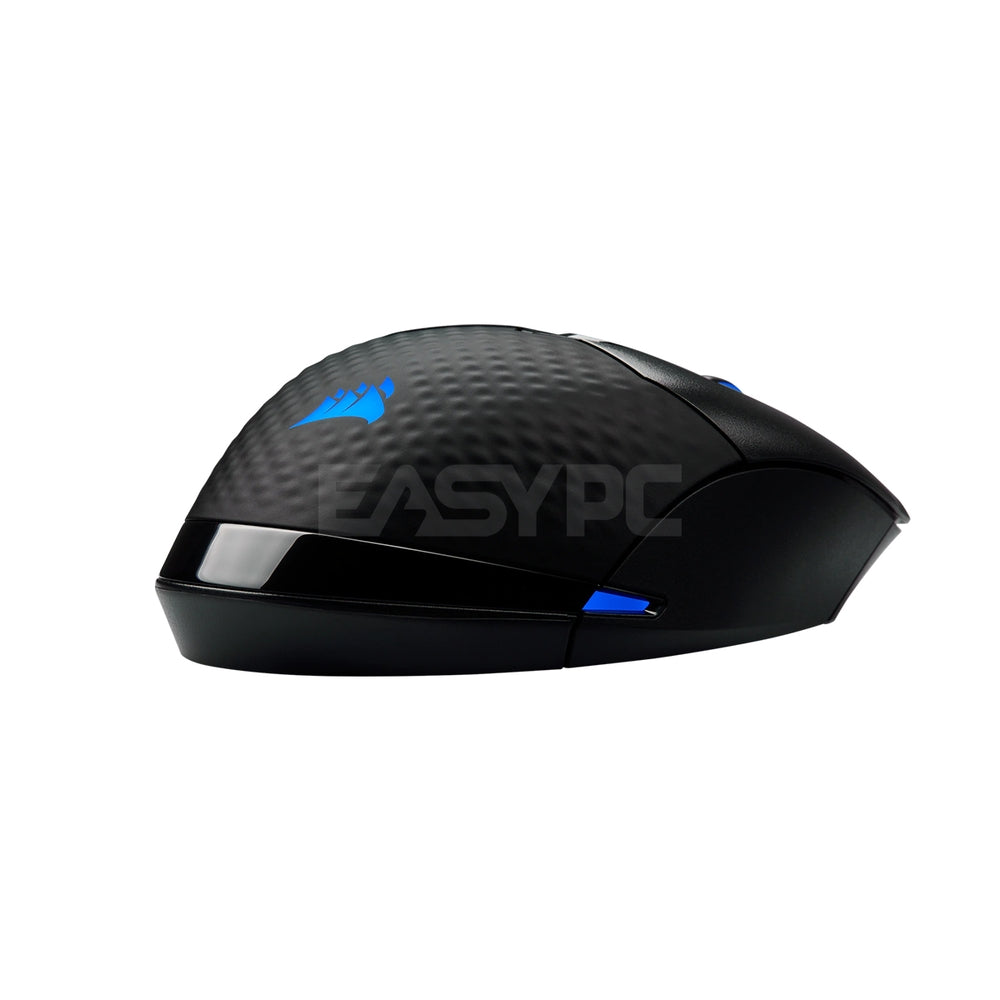 Corsair Dark Core RGB Pro and  Pro SE 18K DPI Comfortable contoured shape with two included interchangeable side grips Wireless Gaming Mouse 7UBE