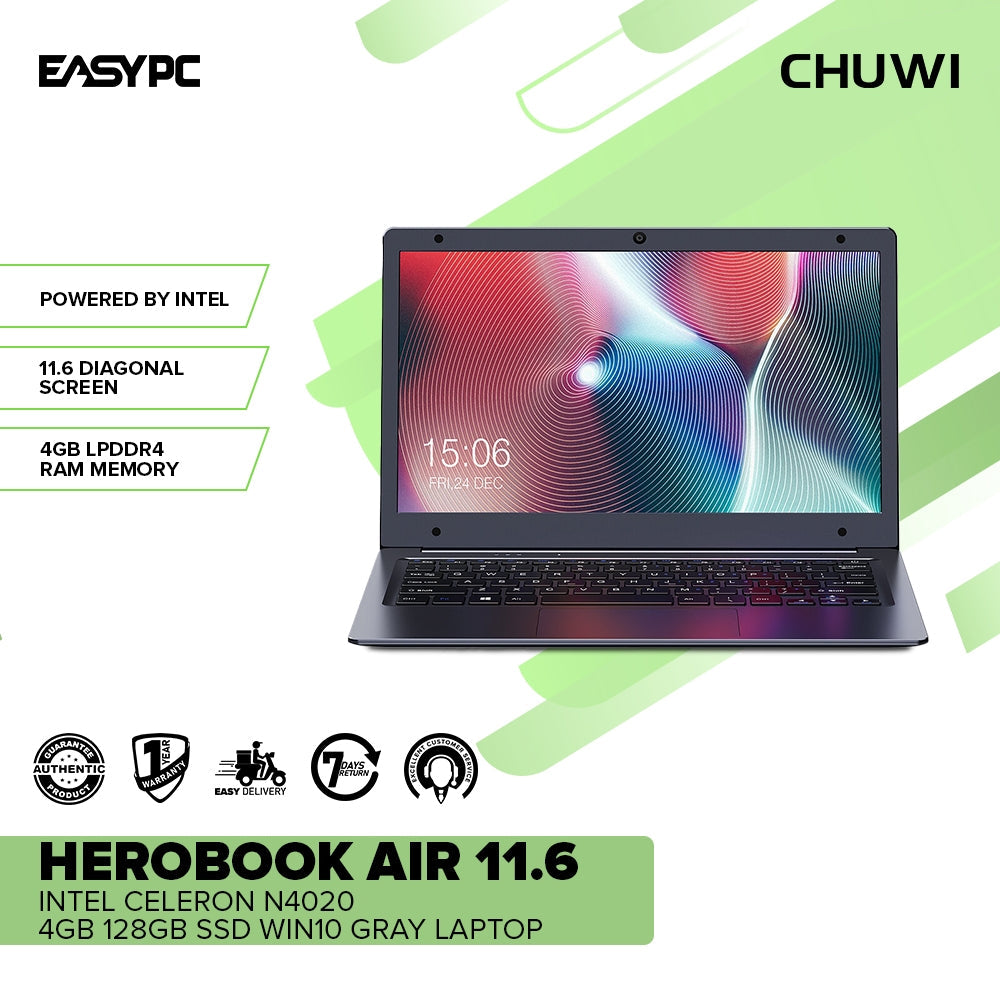 CHUWI HeroBook Air 11.6 Intel Celeron SSD/Win10 Laptop PS – EasyPC