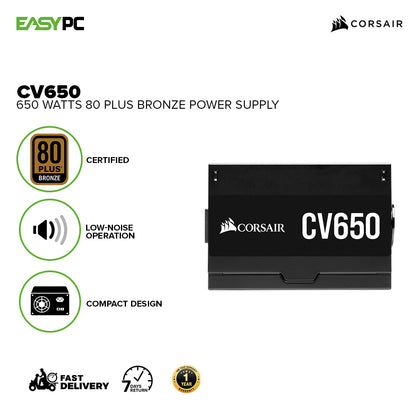 Corsair CV650 650 watts Power Supply