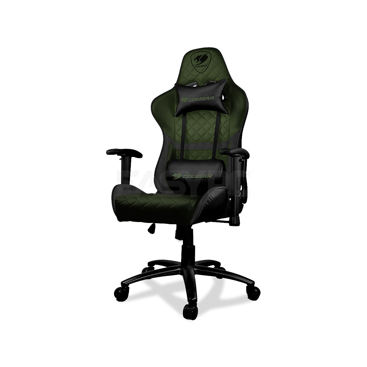 Cougar Armor One Gaming Chair Black Army Green-a