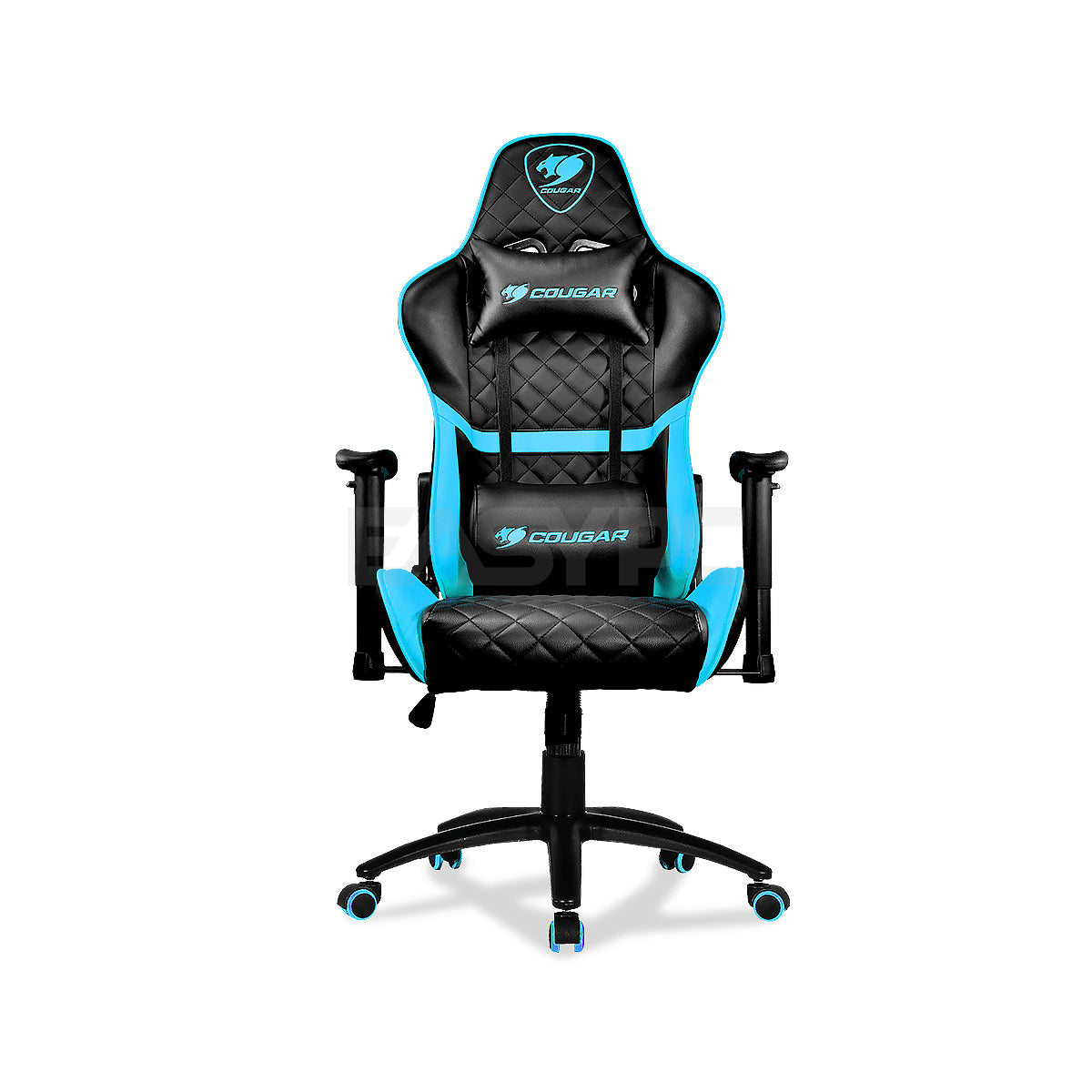 Cougar Armor One Gaming Chair Black Sky Blue-b