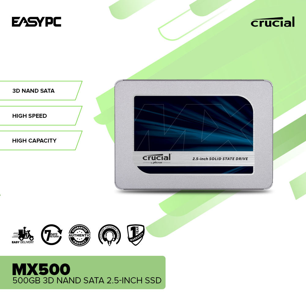 SSD Crucial MX500 500go 2''5