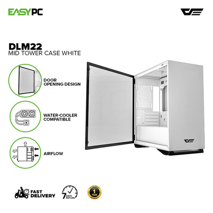 DarkFlash DLM22 Mid Tower Case White