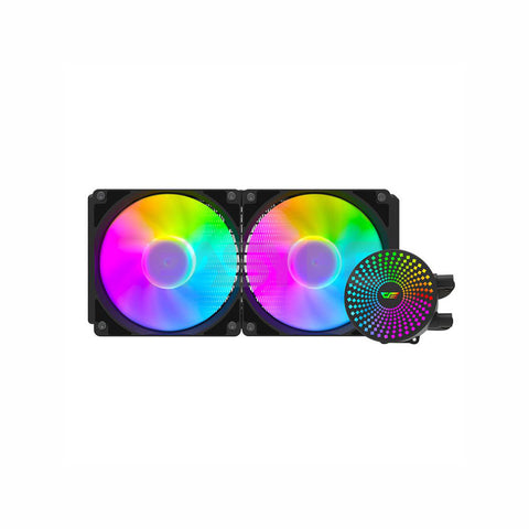 DarkFlash Radiant DC 240 ARGB AIO CPU Liquid Cooler Black-a