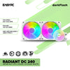 DarkFlash Radiant DC 240 ARGB AIO CPU Liquid Cooler white