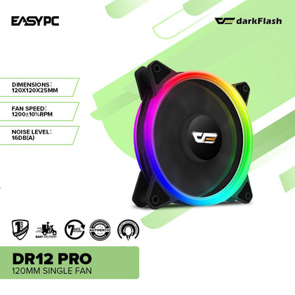 Dark Flash Dr12 Pro 120mm Single Fan