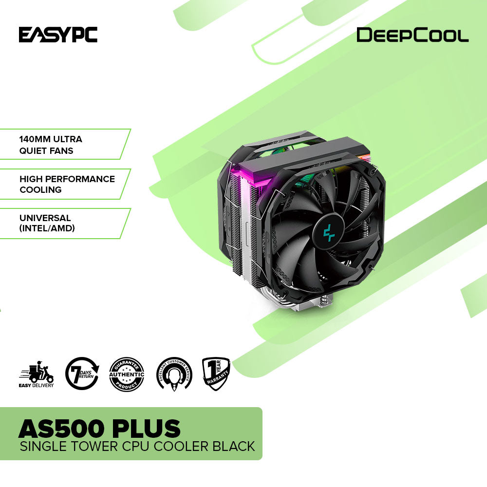 Deepcool AS500 Plus Single Tower CPU Cooler Black