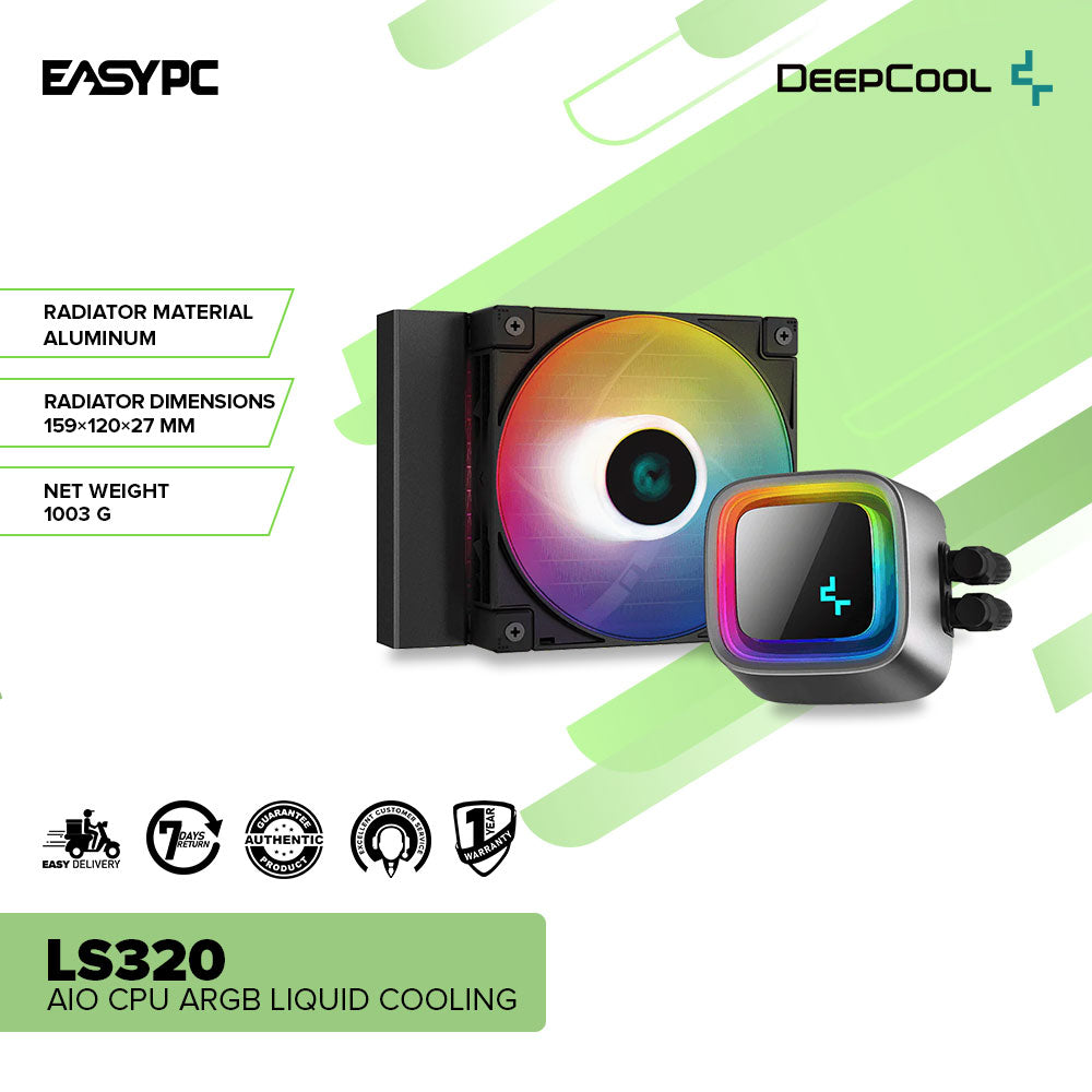 Deepcool LS320 AIO CPU ARGB Liquid Cooling