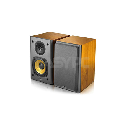 Edifier R1000T4 Active Bookshelf Speaker system with 24W total power output 100% MDF wooden enclosures 19GLO