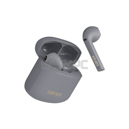 Edifier TWS200 PLUS True Dark Gray and Ivory Bluetooth V5.2 ensures a stable connection Wireless Earbuds 19GLO