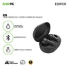 Edifier X5 True IP55 rating dust, water-resistant Ergonomic canal-fit design Wireless Stereo Earbuds Black & White 19GLO