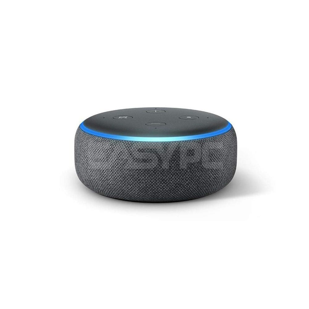 Echo Dot (3rd Gen, 2018 release) Voice Control your music, Improved speaker quality Charcoal Smart speaker with Alexa