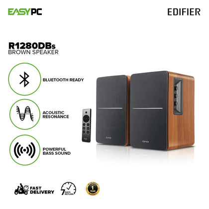 Edifier R1280DBs Speaker Brown