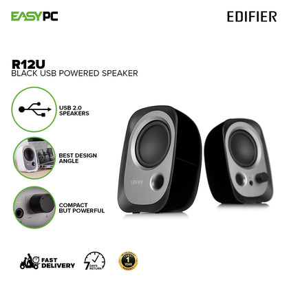 Edifier R12U Usb Powered Speaker Black