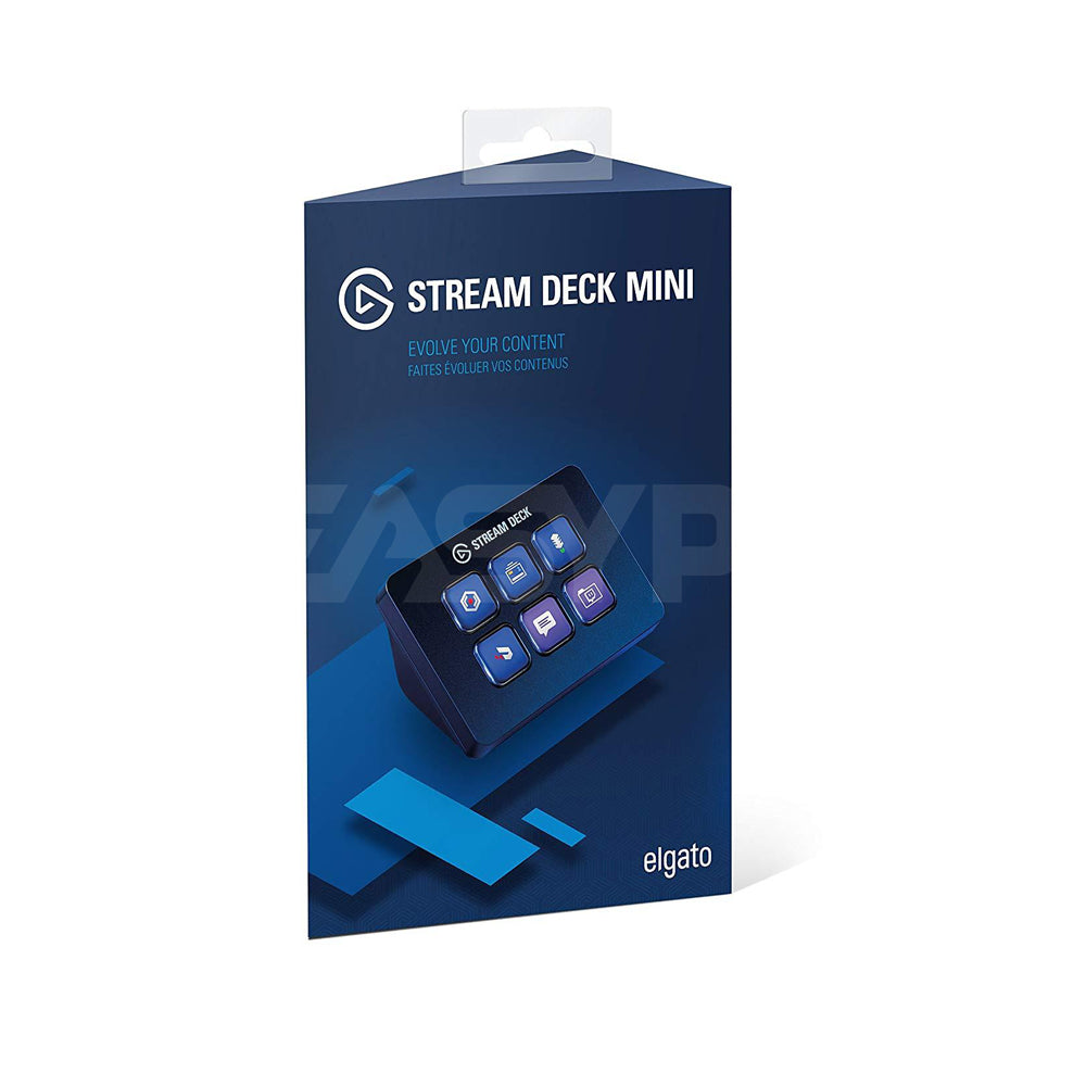 Elgato Stream Deck Mini (Renewed) - 6 Key Live Streaming Controller For Content Creators