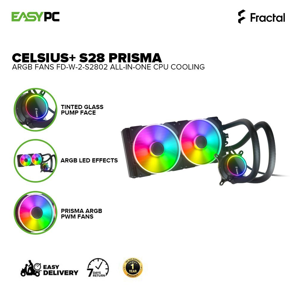 Fractal Design Celsius+ S24 Prisma PWM ARGB and S28 Prisma PWM