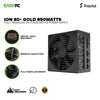 Fractal Design ION 80+ Gold 850, 750 and 650w Fully Modular for reduced clutter & maximum ease of installation Premium Capacitor Power Supply 4JTP