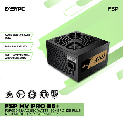 FSP HV PRO 85+ FSP650-51AAC 650 watts